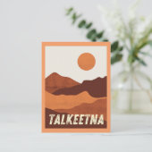 Talkeetna, Alaska Mountains Landscape Briefkaart (Staand voorkant)