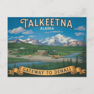 Talkeetna Alaska Reizen  Briefkaart