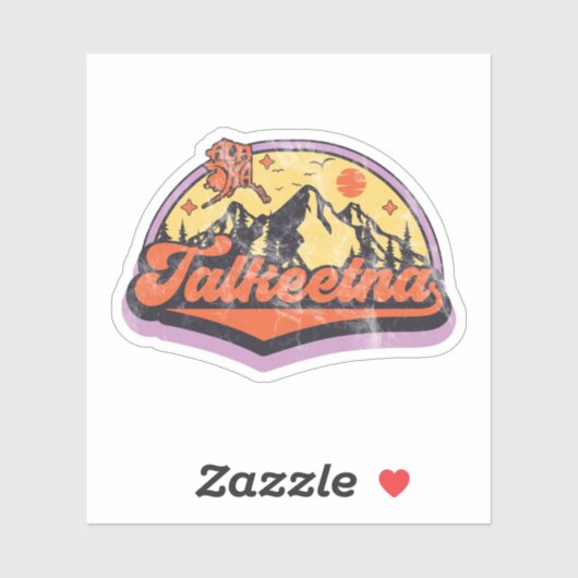 Talkeetna Alaska Sticker (Vel)