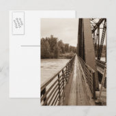 Talkeetna Railroad Bridge Walkway Briefkaart (Voorkant / Achterkant)