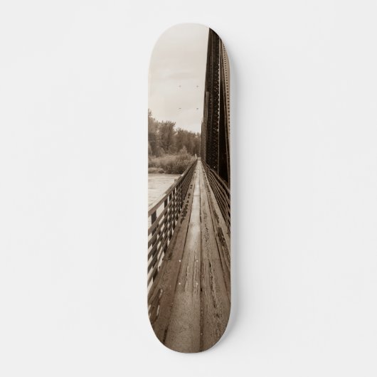 Talkeetna Railroad Bridge Walkway Skateboard (Voorkant)