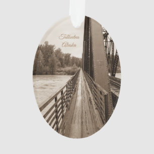Talkeetna Spoorwegbrug Walkway Ornament