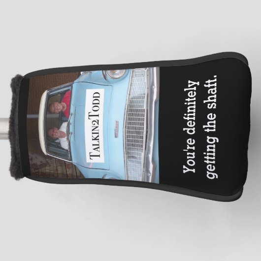 Talkin2Todd Putter Hoesje Golfheadcover (Voorkant)