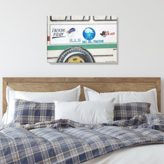 TALKIN PRAY. ILLS, ZEI...UR...PRAYERS, BSON CANVAS AFDRUK (Insitu (Slaapkamer))