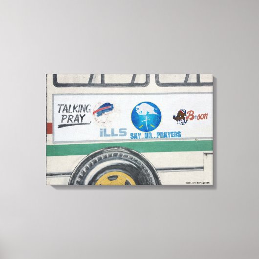 TALKIN PRAY. ILLS, ZEI...UR...PRAYERS, BSON CANVAS AFDRUK (Voorkant)