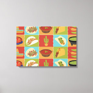 Talkin Tacos Canvas Afdruk