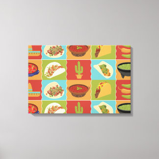 Talkin Tacos Canvas Afdruk