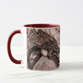 Talkin' Trash Dragon en Owl Coffee Cup Mok (Links)