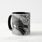 Talkin' Trash Dragon en Owl Coffee Mok (Voorkant links)