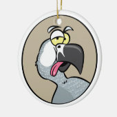 Talking African Grey Parrot Keramisch Ornament (Links)