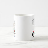 Talking Biker Teddy Bear Koffiemok (Center)