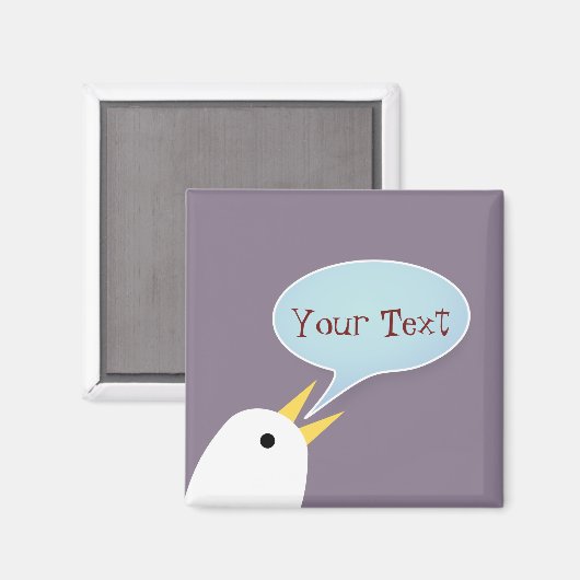Talking Bird Magneet (Voorkant / Achterkant)