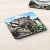 Talking Brown Horse Drankjes Onderzetter (Linkerzijde)