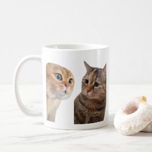 Talking Cats Meme Mok Dubbelzijdig