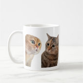 Talking Cats Meme Mok Dubbelzijdig (Links)