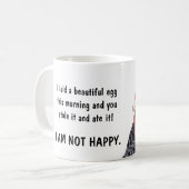 Talking Chicken Barred Rock Layer Hen Koffiemok (Voorkant links)