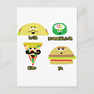 Talking Foods Briefkaart