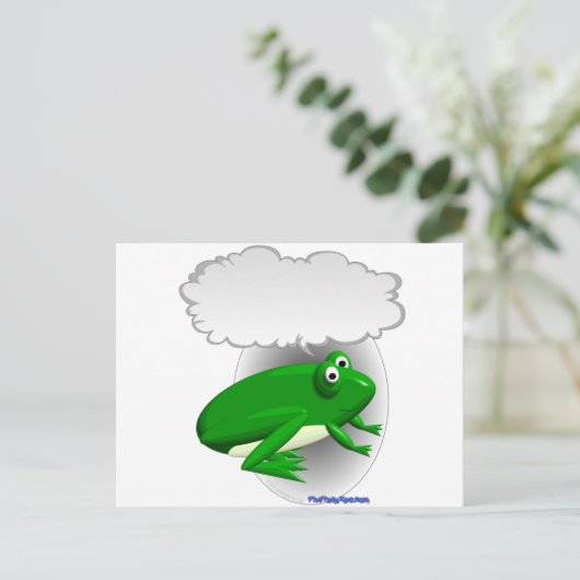 Talking Frog Briefkaart (Staand voorkant)