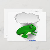 Talking Frog Briefkaart (Voorkant / Achterkant)
