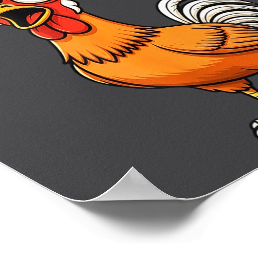 Talking Funny Chicken  Poster (Hoek)