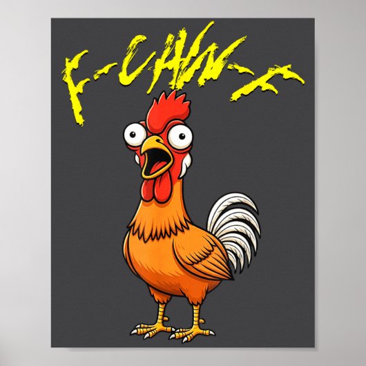 Talking Funny Chicken  Poster (Voorkant)