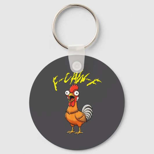 Talking Funny Chicken  Sleutelhanger (Voorkant)