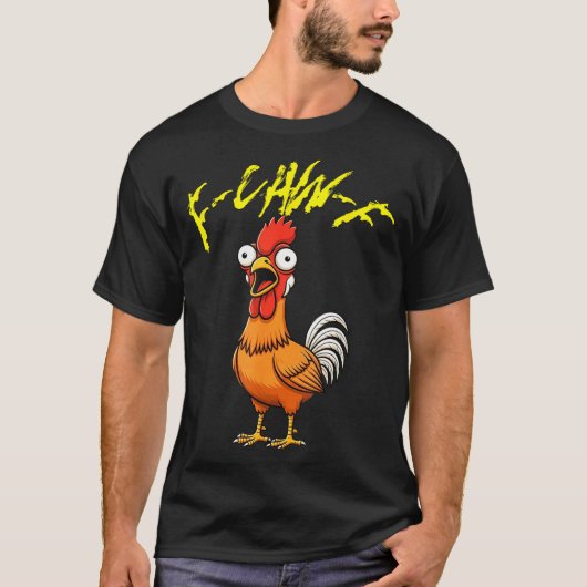 Talking Funny Chicken  T-shirt (Voorkant)