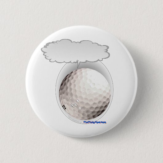 Talking Golf Ball Ronde Button 5,7 Cm (Voorkant)