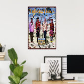 Talking Heads 1985 Little Creatures Amerikaanse pr Poster (Thuiskantoor)
