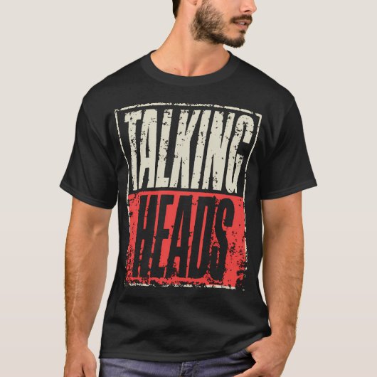 Talking Heads geïnspireerd T-shirt (Voorkant)