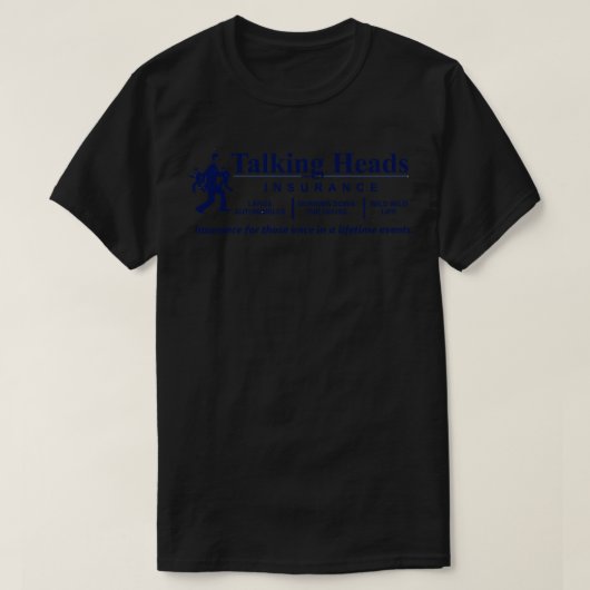 Talking Heads Insurance Mok T-shirt (Design voorkant)