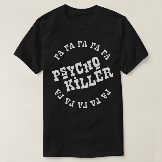 Talking Heads Killer Clean T-shirt (Design voorkant)