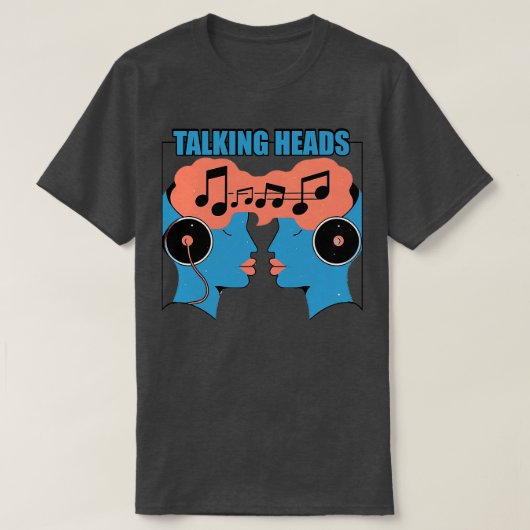 Talking Heads  ontwerp T-shirt (Design voorkant)