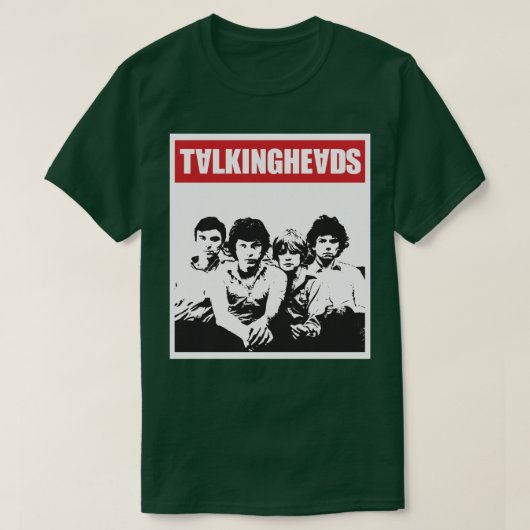 Talking Heads Post Punk T-shirt (Design voorkant)