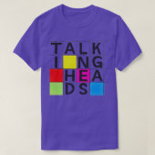 Talking Heads Retro Origineel Fan Art Design T-shirt (Design voorkant)