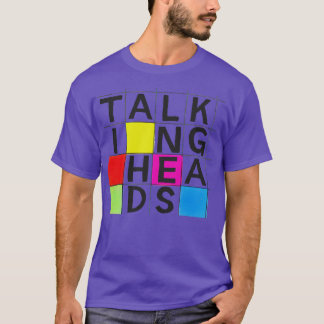 Talking Heads Retro Origineel Fan Art Design T-shirt
