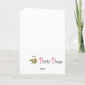 Talking Horses Birthday Party Invitation (Achterkant)