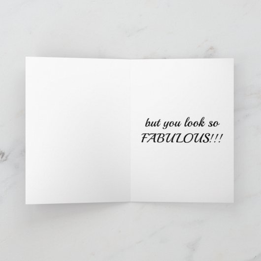 **TALKING LLAMA** GREETING" FOR "60th" BIRTHDAY Kaart (Binnen)