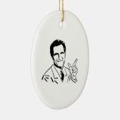 Talking Mitt Romney Keramisch Ornament (Rechts)