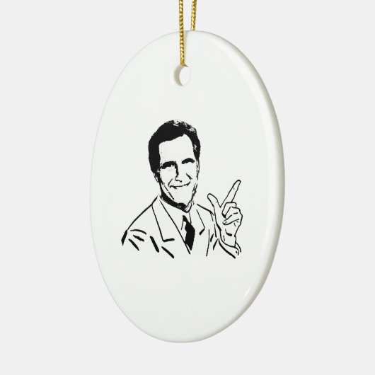 Talking Mitt Romney Keramisch Ornament (Links)