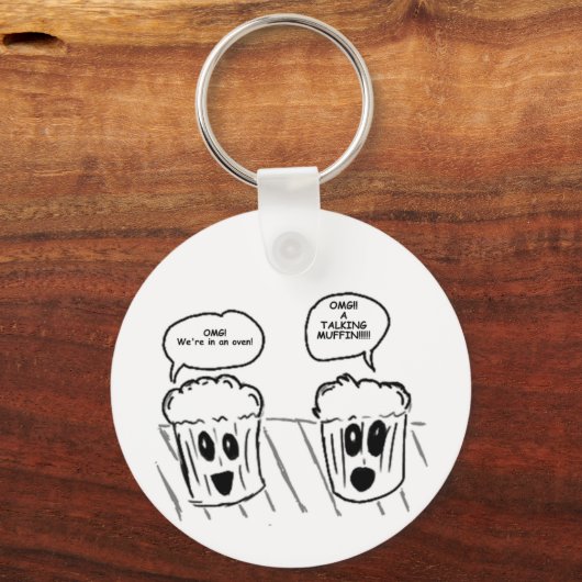 Talking Muffin Sleutelhanger (Voorkant)