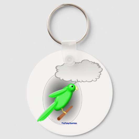 Talking Parrot Sleutelhanger (Voorkant)