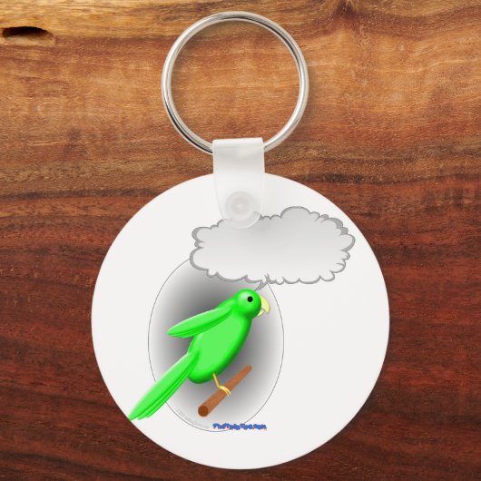 Talking Parrot Sleutelhanger (Voorkant)