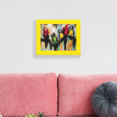 Talking parrots ~ Wrapped Canvas 75-inch dik Afdruk (Insitu (Woonkamer))
