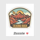 Talking Rock, Georgia Sticker (Vel)