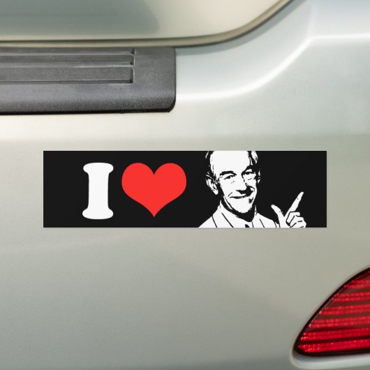 Talking Ron Paul Bumpersticker (Op auto)