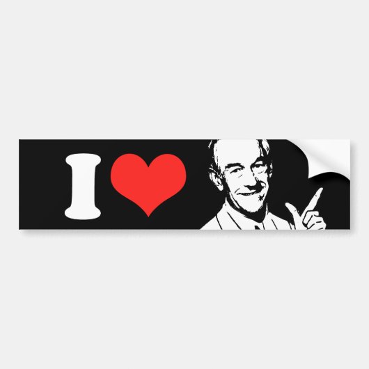 Talking Ron Paul Bumpersticker (Voorkant)