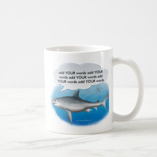 Talking Shark Cup Koffiemok (Rechts)