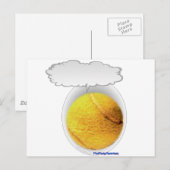 Talking Tennis Ball Briefkaart (Voorkant / Achterkant)
