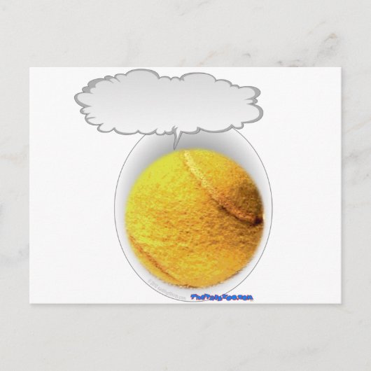 Talking Tennis Ball Briefkaart (Voorkant)